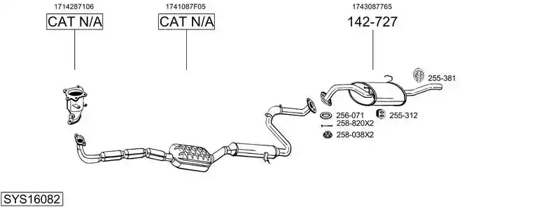 BOSAL SYS16082