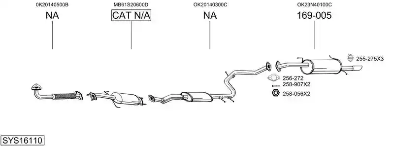 BOSAL SYS16110
