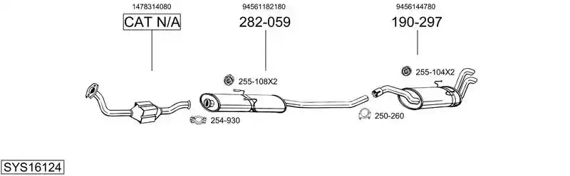 BOSAL SYS16124