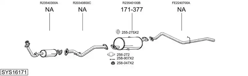 BOSAL SYS16171