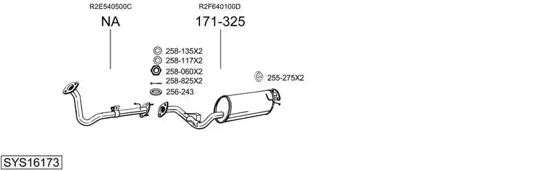 BOSAL SYS16173