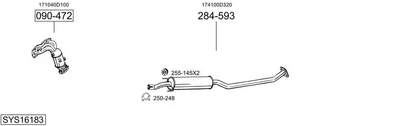 BOSAL SYS16183