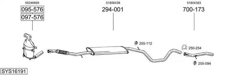 BOSAL SYS16191