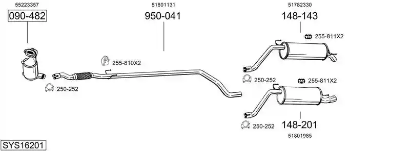 BOSAL SYS16201