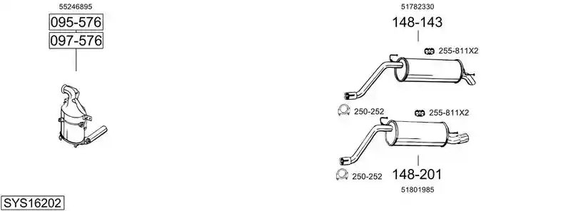 BOSAL SYS16202