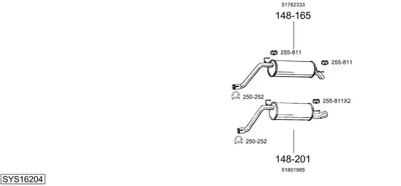 BOSAL SYS16204