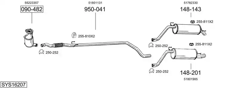 BOSAL SYS16207