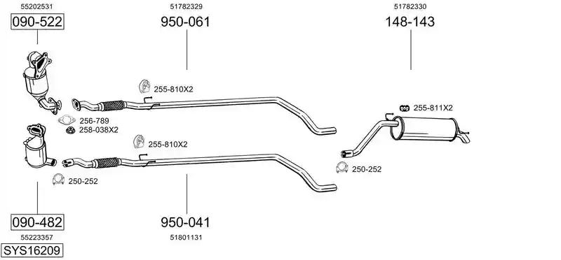 BOSAL SYS16209