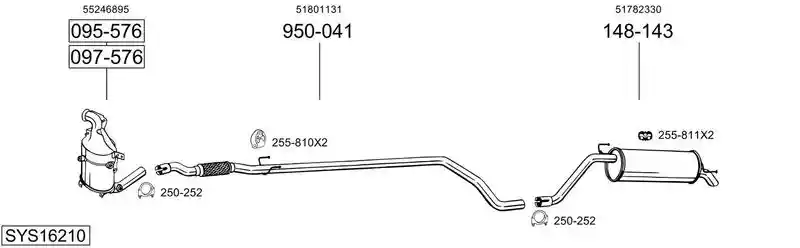 BOSAL SYS16210