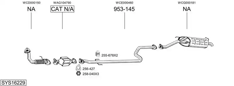BOSAL SYS16229