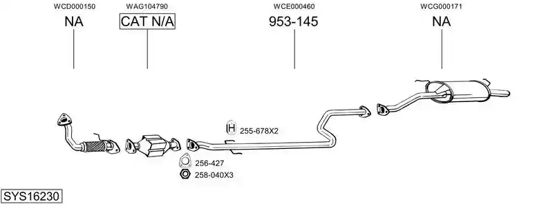 BOSAL SYS16230