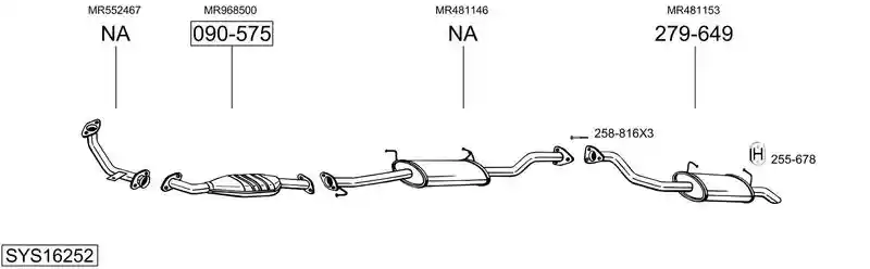 BOSAL SYS16252