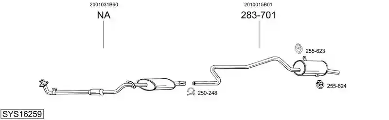 BOSAL SYS16259