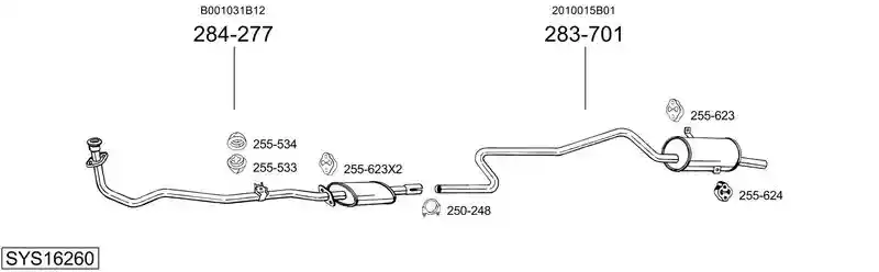 BOSAL SYS16260