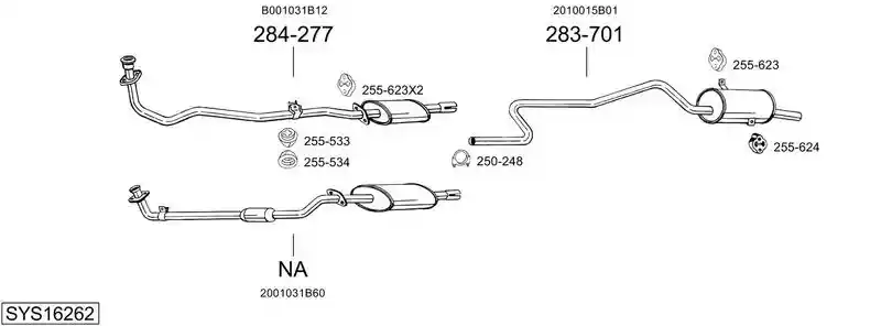 BOSAL SYS16262