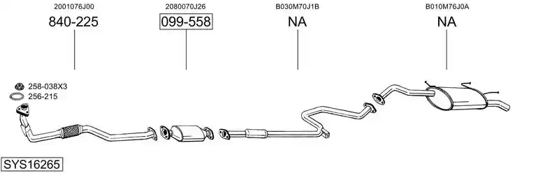 BOSAL SYS16265