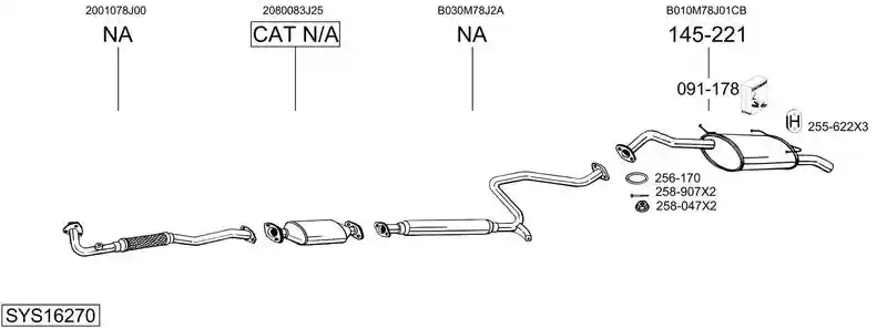 BOSAL SYS16270