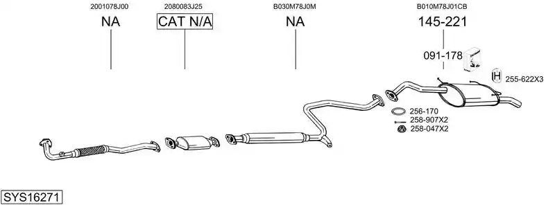 BOSAL SYS16271