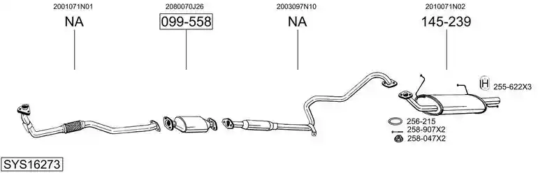 BOSAL SYS16273