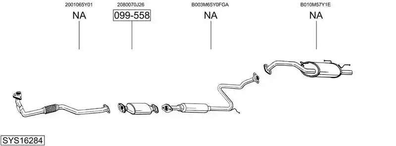 BOSAL SYS16284
