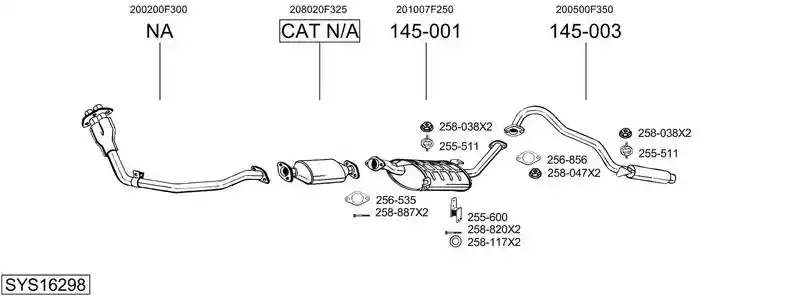 BOSAL SYS16298