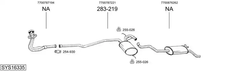 BOSAL SYS16335