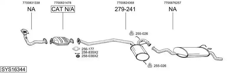 BOSAL SYS16344