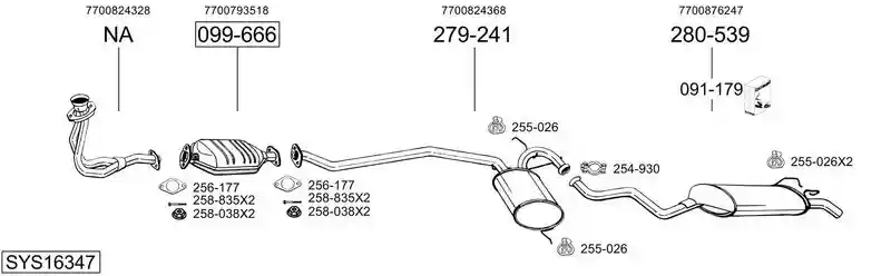 BOSAL SYS16347