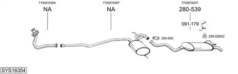 BOSAL SYS16354