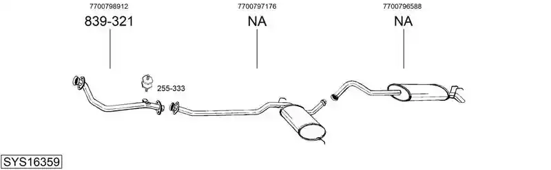 BOSAL SYS16359