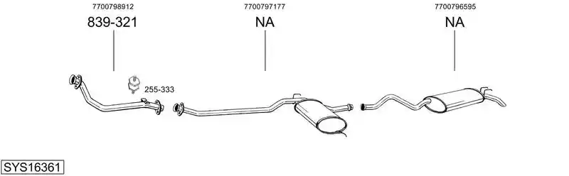 BOSAL SYS16361