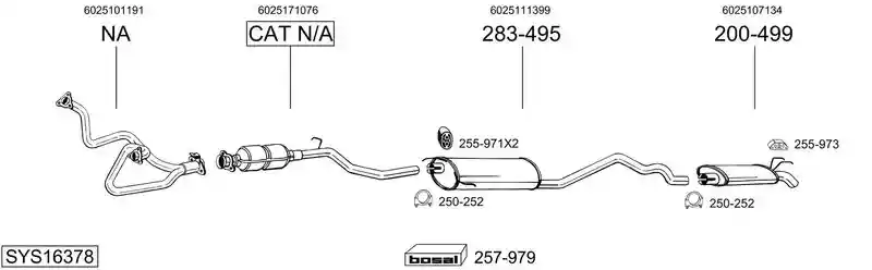 BOSAL SYS16378