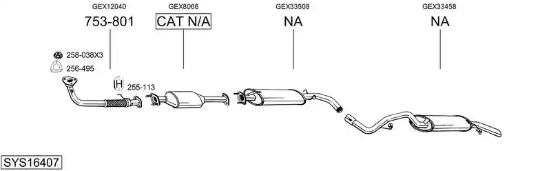BOSAL SYS16407