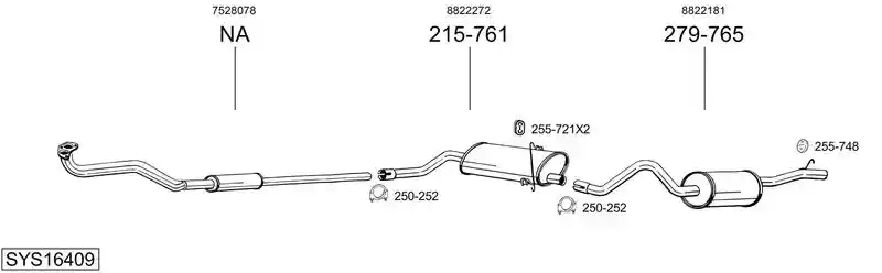 BOSAL SYS16409