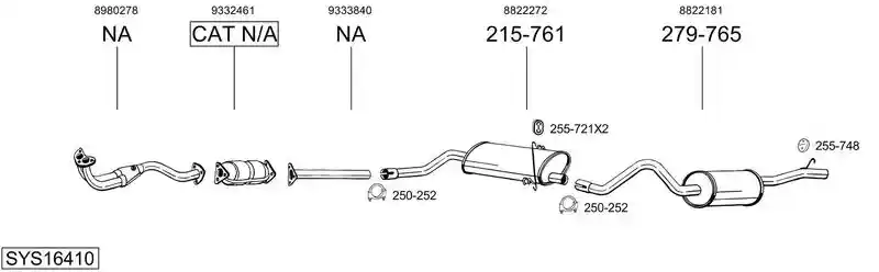 BOSAL SYS16410