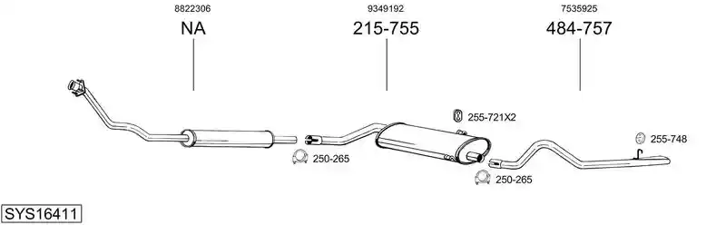 BOSAL SYS16411