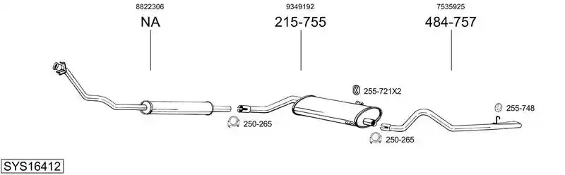 BOSAL SYS16412