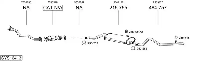 BOSAL SYS16413