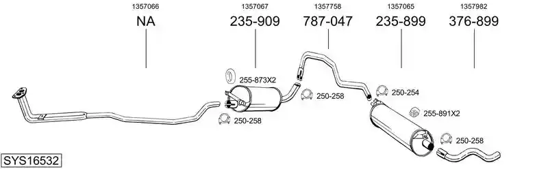 BOSAL SYS16532