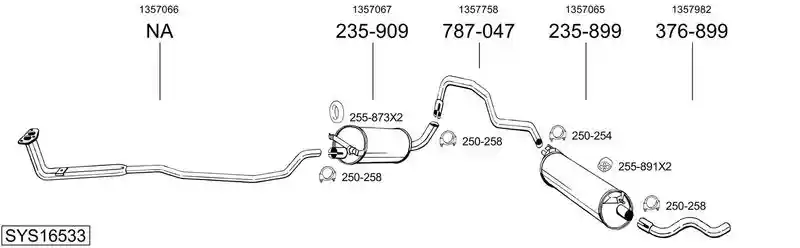 BOSAL SYS16533