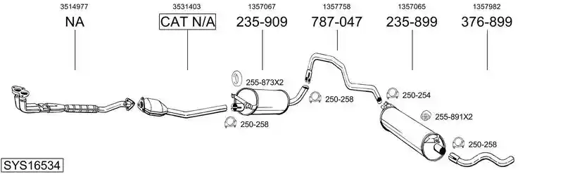BOSAL SYS16534