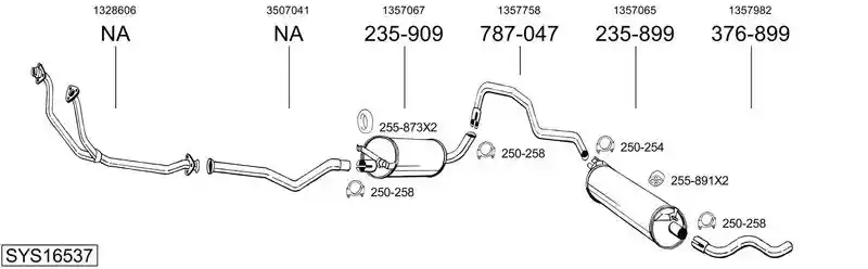 BOSAL SYS16537