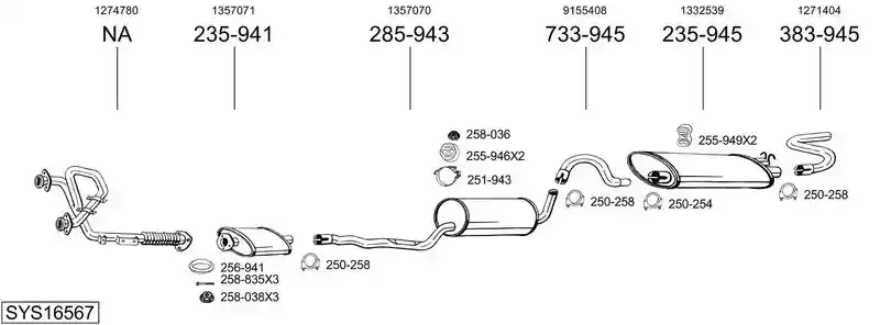 BOSAL SYS16567