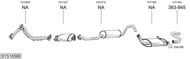 BOSAL SYS16568