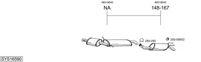 BOSAL SYS16590
