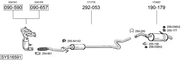 BOSAL SYS16591