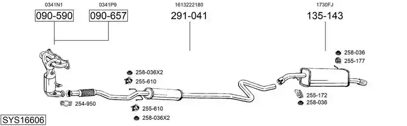 BOSAL SYS16606