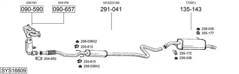 BOSAL SYS16609