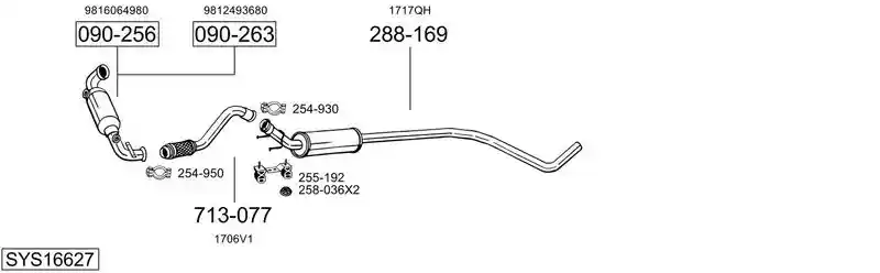 BOSAL SYS16627