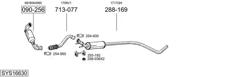 BOSAL SYS16630
